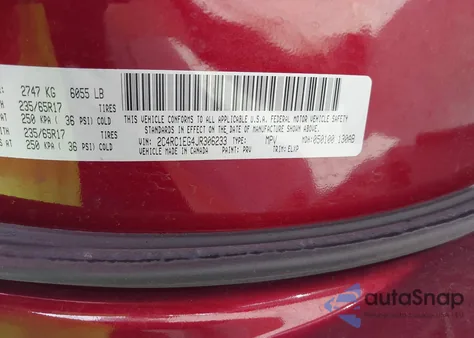 2018 Chrysler Pacifica Touring L Plus from USA, damaged, VIN 2C4RC1EG4JR306233